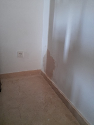 Tapado cala de pared yeso