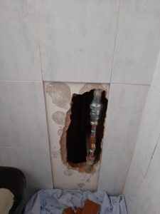 Tapado de cala chapado ladrillo